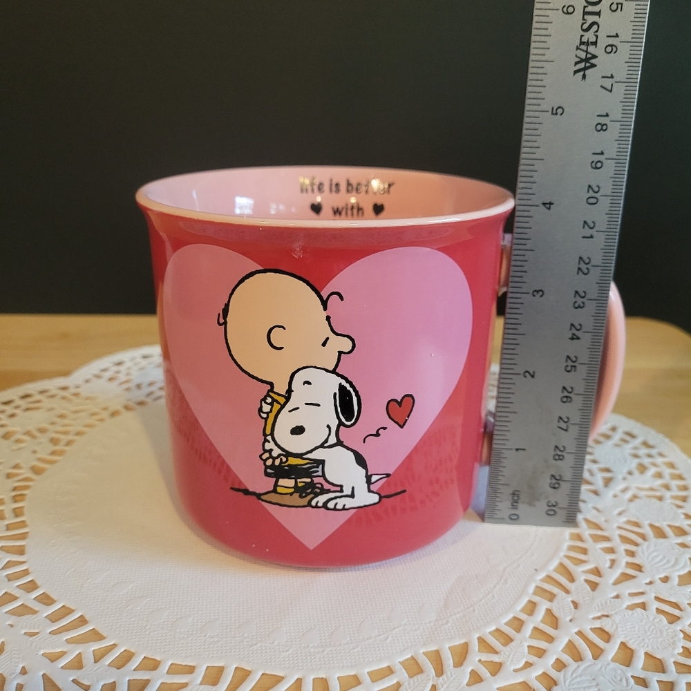 Peanuts Snoopy & Charlie Life is Better with Friends Soup/Coffee Mug - Picture 5 of 8